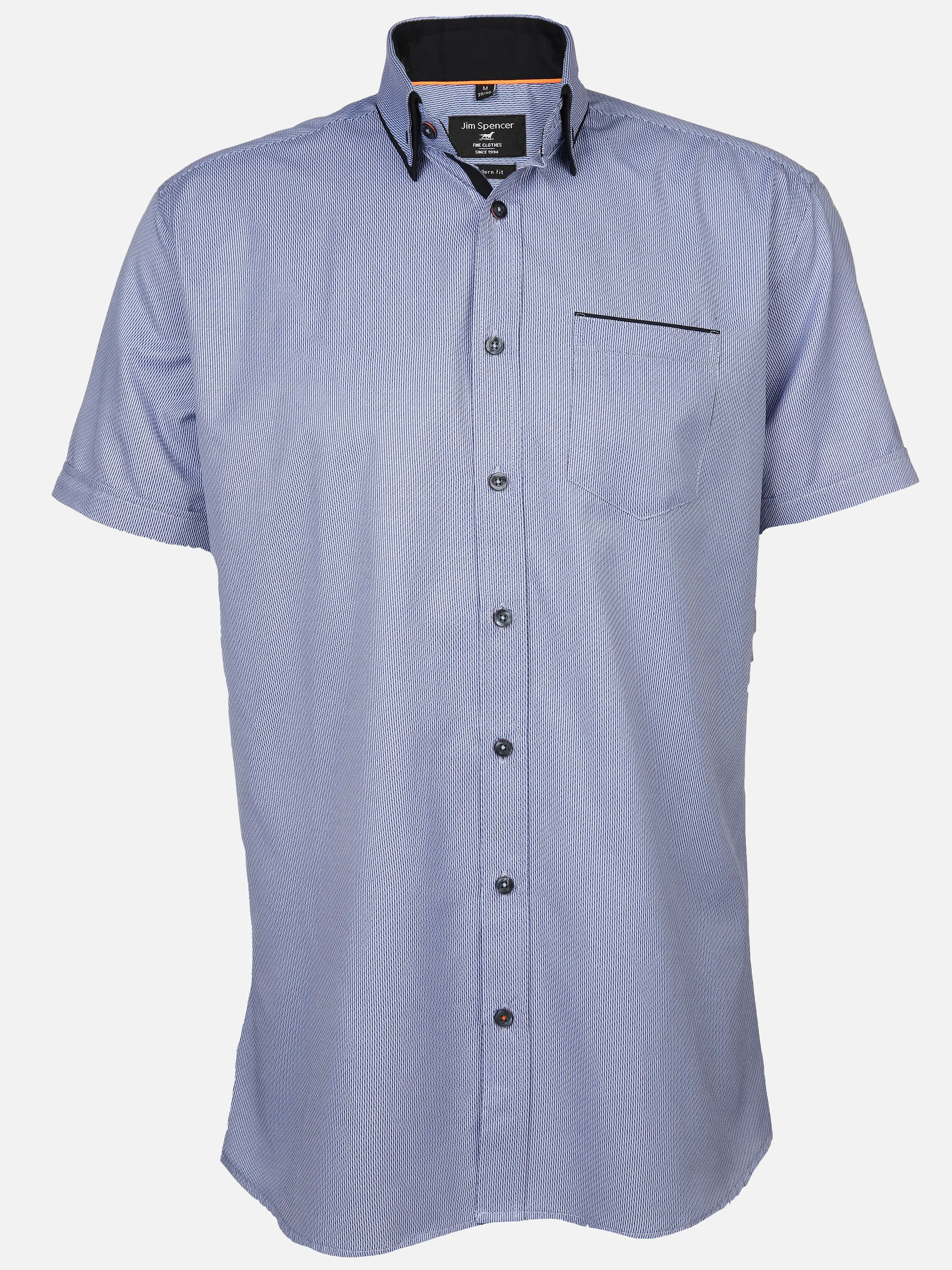 Jim Spencer He. Cityhemd 1/2 Arm celebrate Blau 895164 BLUE 1